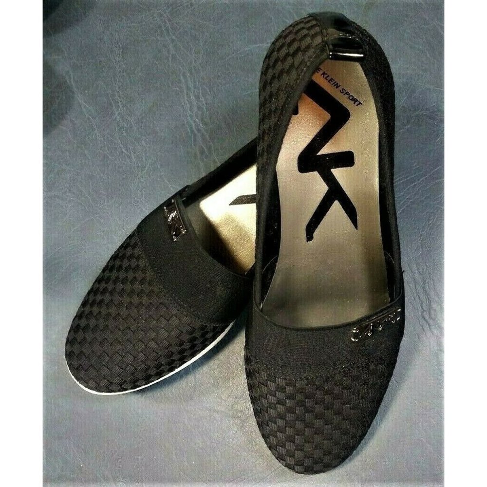 ANNE KLEIN BLACK SPORT CASUAL SLIP ON SHOES 8.5